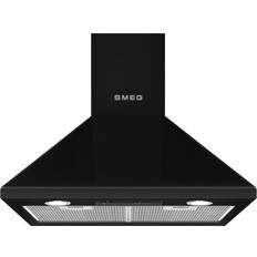 60cm - Black - Wall Mounted Extractor Fans Smeg KSED65NEE23.622", Black