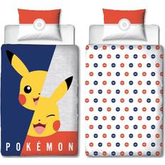 Pokémon Tissus Pokémon Parure De Lit 1 Personne Pikachu 140x200 cm + Taie D'Oreiller 60x70 cm 55.1x78.7"