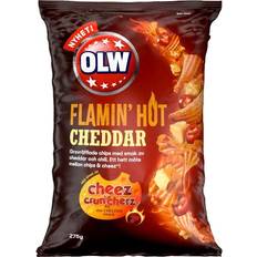 Olw chips Olw Flamin Hot Cheddar Chips 275g