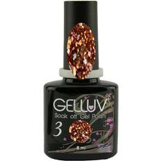 Gold Gel Polishes Gelluv Chestnut Gelluv Professional Nail Polish Base All that Glitters Winter