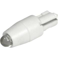 CML LED-signallampe W2 x 4,6d Varm hvid 24 V/DC, 24