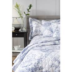 200.0 TC Duvet Covers The Lyndon Company Toile De Jouy Duvet Cover Blue