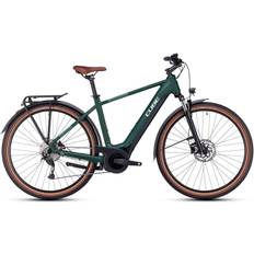 Men E-City Bikes Cube Touring Hybrid ONE 625 - Dark Green Men's Bike