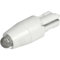 CML LED-signallampe W2 x 4,6d Kølig hvid 24 V/DC, 24