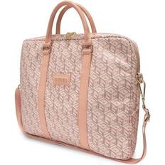 Guess Pink Computertasker Guess GCube Stripes Computer Bag Torba na [Levering: 4-5 dage]