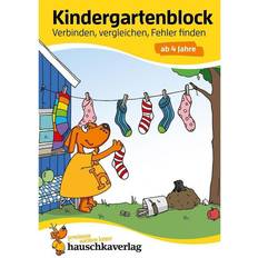 Portátiles para niños Kindergartenblock ab 4 Jahre Verbinden, vergleichen, Fehler finden