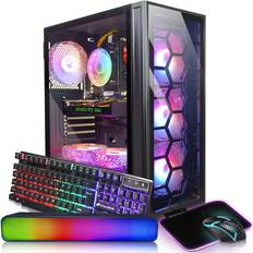 Rtx geforce 2060 STGAubron Gaming Desktop PC,Intel Core I7 3.4 GHz up to 3.9 GHz,GeForce RTX 2060 6G GDDR6,16G RAM,512G SSD,WiFi,BT 5.0,RGB Fanx6,RGB Keyboard&Mouse,RGB Mouse Pad,RGB BT Sound Bar,W10H64