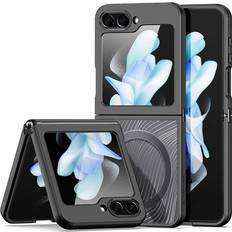 Samsung Galaxy Z Flip5 Covers med kortholder Dux ducis Aimo Mag Series Back Case for Galaxy Z Flip5