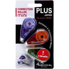 Orange Korrekturvæsker & Korrekturtape Plus Plus 43563 Korrekturroller Mini 2+1 Gratis