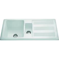 White Kitchen Sinks CDA KC2 Gloss