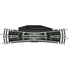Märklin Minitrix Skinne Dobbelt Krydsende Sporskifte 129.8 mm 15 ° 362.6 mm