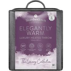 Slumberdown Dark Charcoal Elegantly Luxury Heated Blankets Black