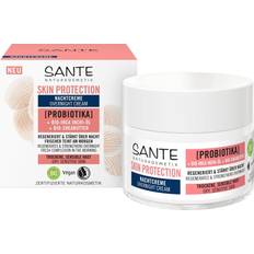 SANTE Gesichtscremes SANTE Naturkosmetik Skin Protection Nachtcreme Bio-Inca Inchi-Öl & Bio-Sheabutter, feuchtigkeitsspendende Pflegecreme 50ml