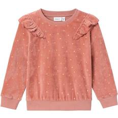 Name It Velour Top Med Lange Ærmer