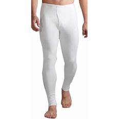 Men - White Base Layer Trousers Heat Holders Mens Cotton Thermal Underwear Bottoms Long Johns