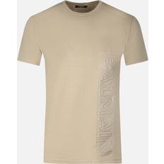 Balmain T-shirts Balmain brand embossed logo sand t-shirt