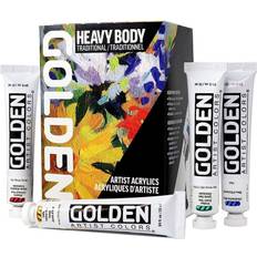 acrylic heavy body traditional set 7x22ml 1x59ml glaz 0000947-0