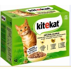 Kitekat Portionsposer 48 x 85 g Multipack Fjerkræ I Gelé