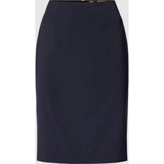 Men Skirts HUGO BOSS Slim-Fit Pencil Skirt In Virgin Wool - Dark Blue