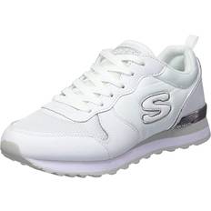 Skechers Låg Sneaker Gold'n Gurl - Silvervit