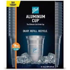 Ball Packaging 105233 16 oz Aluminum Cold-Drink Cups Pack of 24