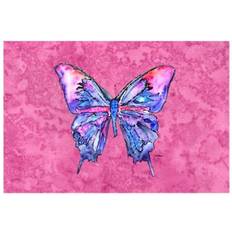 Pink Place Mats Caroline's Treasures 8859PLMT Butterfly Place Mat Multicolour, Pink