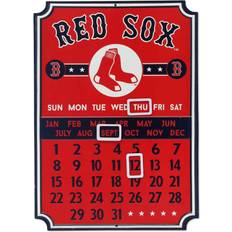 Red Calendars Open Road Brands Boston Sox 10'' Metal Calendar