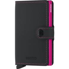 Bästa Plånböcker Secrid Miniwallet Matte Black & Fuchsia