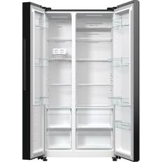 Gorenje Side By Side NRR9185ESBXL Silver, Svart