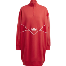 Bomuld - Høj krave Kjoler adidas Originals Dress - Better Scarlet