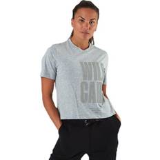 Björn Borg Baumwolle Oberteile Björn Borg Night Tee Grey, Female, Tøj, T-shirt, Træning, Grå