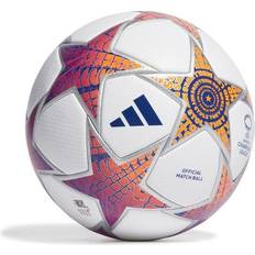 adidas Fodbold Champions League Pro Kampbold Kvinde Hvid/Sølv/Pink/Orange Ball SZ