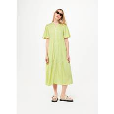 Womens Multi-coloured Graphic-print Woven Maxi Dress