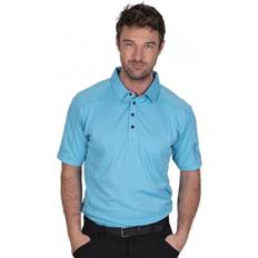 Men - Turquoise Polo Shirts Island Green Mens Poloshirt Turquoise