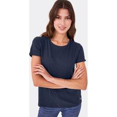 Crew Clothing Perfect Slub T-Shirt Navy