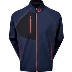 Golf - Men Rain Jackets & Rain Coats FootJoy HydroTour Waterproof Jacket - Navy/Black/Bright Red