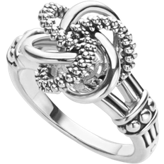 Silver Plated - Women Rings Lagos Love Knot Ring - Silver