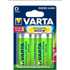 Batteries - Rechargeable Standard Battery Batteries & Chargers Varta Accu D 3000mAh 2-pack