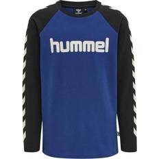 Blau T-Shirts Hummel Boy's T-shirt L/S - Sodalite Blue (213853-8558)