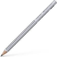 Silbrig Bleistifte Faber-Castell Jumbo Grip Graphite Pencil B Silver