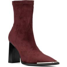 Synthetic Leather Ankle Boots Torgeis Katya Boot - Burgundy