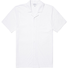 Sunspel Riviera Camp Collar Shirt - White