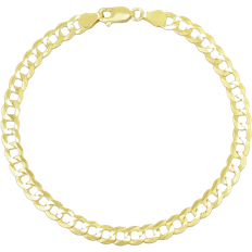 Gold Bracelets Jewelry Affairs Comfort Curb Link Chain Bracelet - Gold