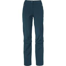 Vaude Farley Stretch Capri T-Zip III Trousers Women’s - Dark Sea