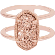 Rose Gold - Women Rings Kendra Scott Elyse Ring - Rose Gold Drusy