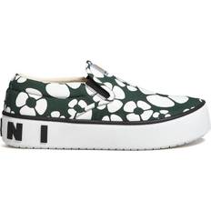 Marni Sko Marni X Carhartt Floral-Print M - Forest Green Stone/White