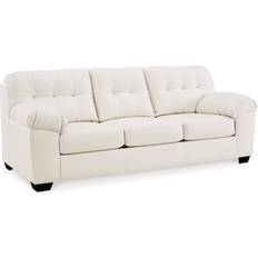 Ashley White Sofas Ashley Donlen Modern Tufted Sofa 95" 3 Seater