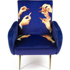 Métal Fauteuils Seletti Lipsticks Blue Fauteuil 86cm