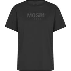 Mos Mosh Herre T-shirts Mos Mosh Linney T-shirt, Sort