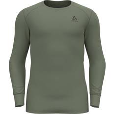 3XL Camisetas Térmicas Odlo Active Warm Eco Camiseta Térmica Manga Larga Hombre - Verde